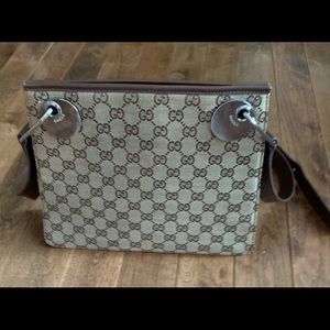 💯Authentic Gucci Canvas Eclipse Crossbody Bag⭐️⭐️Can’t be part of a bundle⭐️